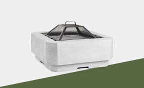 This item round mgo stone fire pit 28. Vonhaus Faux Concrete Chamfered Edge Fire Pit Mgo Fire Bowl With Bbq Grill For Garden And Patio With Mesh Lid And Poker Log Burner Amazon Co Uk Garden Outdoors