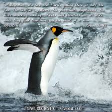 Share motivational and inspirational quotes about penguins. Kavey Eats Travel Quote Tuesday Vivian Swift