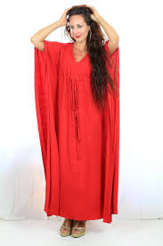 Click envelope back directly above for more information. Red Kaftan Maxi Dress In Jersey Knit Long Caftan 24 Colors Etsy