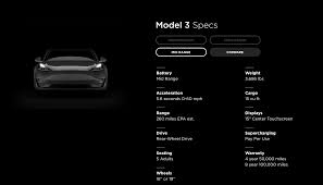 Tesla model 3 performance specs. Tesla Is Rolling Out A Cheaper Mid Range Model 3 Techcrunch