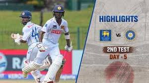 SL vs IND, 2nd Test, India tour of Sri Lanka 2026 - Commentary