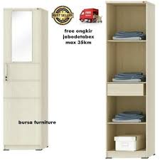 Bahan yang digunakan terbuat dari papan jati lembaran dengan lebar papan sekitar 30. Jual Lemari Pakaian Baju 1 Pintu Kaca Activ Spin Lp 131 Sarahalanastore Jakarta Barat Sarahalanastore Tokopedia