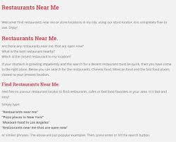 Nearby Restaurants Feel Free To Use Our Restaurant Locator To Find Restaurants Cafes Or Fast Food Favorites Location Finder Restaurant Real Estate Companies