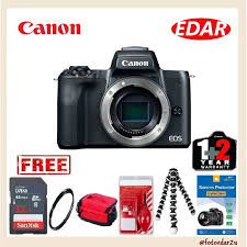 Brilliant 4k movie shooting and excellent af performance with digic 8 image processor. Canon Eos M50 Body Camera Only Shopee Malaysia