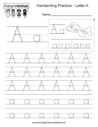 Try using these worksheets with your child. Letter A Writing Practice Worksheet Free Kindergarten English Worksheet For Kids