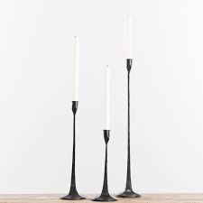Ashford Taper Holder Black Iron Candle Holders Black Candle Holders Iron Candle Holders