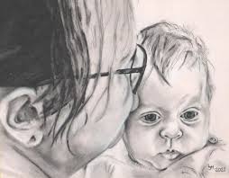 Mother's tribute artwork featuring rhinoceros