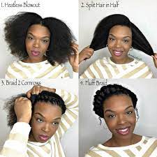 Blowout your natural hair straight ! Pin On Natural Hair Updo
