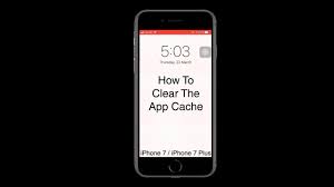 How To Clear The App Cache On The Apple Iphone 7 And Iphone 7 Plus Youtube