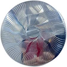 1940s Rex Fifth Ave Sterling Flapjack Compact