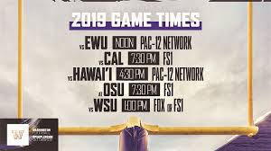 Teams, convenient, a football match, season, rest, swimming pool, success, tickets, invitation, a game of golf. Times And Tv Announced For Five Uw Football Games University Of Washington Athletics