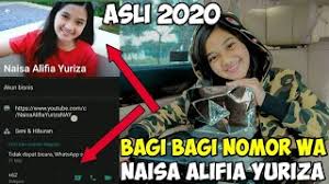 Bagi bagi no wa asli naisa alifia yuriza yang baru 2020 buat kalian yang mau masuk grup the nay silahkan kalian. Bagi Bagi Nomor Wa Naisa Alifia Yuriza 2020 Youtube