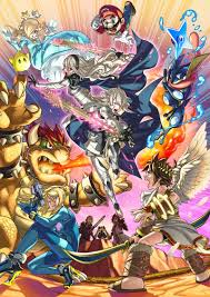 New Smash Art Nomura Drawn Link Poster Jeux Video Image Jeux Personnages De Jeu Video