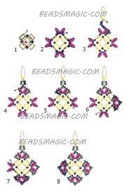 Free pattern for earrings sara. Free Pattern For Earrings Ksenia Beads Magic