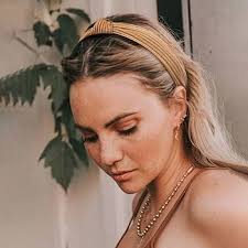 Knotted Headbands for Women Girls Pearl Headband Wide Top Knot Head Bands  for Women's Hair Band Fashion Thick Turban Headband Velvet Print Hair Hoop  4 Pcs : Amazon.co.uk: Beauty