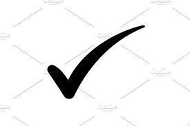 Check Mark Symbol Vector Black Symbols Vector Tool Design