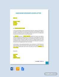 Essential work responsibilities of an instructional designer include compiling course content, identifying training needs, setting instructional goals, finding ways to enhance the learning process. Hardware Designer Cover Letter Template Google Docs Word Template Net