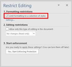 Adobe acrobat dc if you want to make the most of pdfs, adobe acrobat dc is unquestionably the best tool for the job. How To Restrict Style Changes In Microsoft Word