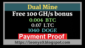 Dualmine Free Bitcoin And Ethereum Legit And Paying Cloud Mining Site 2020 Bonus 100 Gh S Mining Power On Signup Passives Einkommen