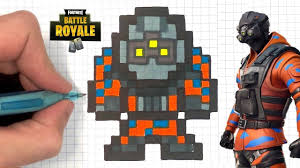 Dessin Skin Fortnite Pixel Tuto Dessin Hypernova Pixel Art Fortnite Youtube Di 2020