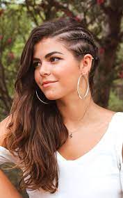 Pinterest Deborahpraha Half Side Braided Hair Style Braided Hair Styles Side Braid Hairstyles Braids With Curls Half Braided Hairstyles