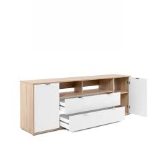 Dunham eck fernsehschrank eiche lackiert ecke tv schrank eiche. Tv Board Riga In Der Farbe Eiche Weiss Lowboard Tv Lowboard Tv Schrank Lowboards Wohnzimmermobel Wohnen Mobel Jahnichen Center Gmbh