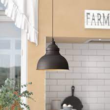 Most metal dome pendant light are made out of hard stone, such as granite, and are often sandblasted and finished. Laurel Foundry Modern Farmhouse Saladino 1 Light Single Dome Pendant Reviews Wayfair Ca