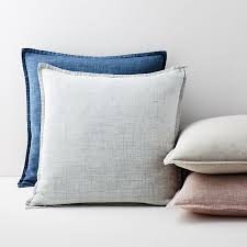 This linen pillow instantly upgrades any couch or chair, and catches the eye effortlessly with its grey color and frayed edges. European Flax Linen Pillow Covers