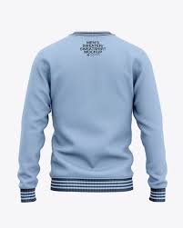 Download Men S Crew Neck Sweatshirt Sweater Mockup Back View In Apparel Mockups On Yellow Images Object Mockups