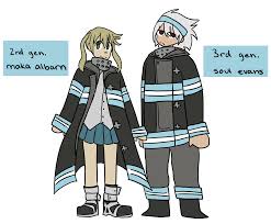 Soul eater maka x soul fanart. Fanart Fire Soldiers Maka Soul Firebrigade
