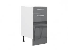 Check spelling or type a new query. Modern Free Standing Grey Gloss Kitchen Cabinet Base Unit 40cm 400mm Impact Furniture