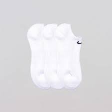 Shelta Nike Unisex Everyday Cush No Show Socks 3 Pack White Sx7673