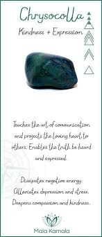 Chrysocolla Crystals And Gemstones Energy Crystals Crystals