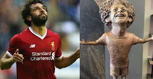 The world laughed at him. This Statue Of Mohamed Salah Might Be Worse Than The Cristiano Ronaldo Statue Mastercr7