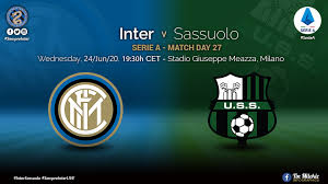 Sassuolo vs inter milan full match replay. Inter And Sassuolo Draw