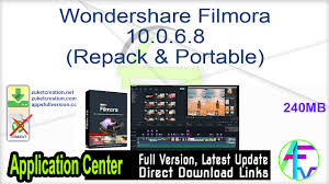 Filmora video editor última versión 2. Wondershare Filmora 10 0 6 8 Repack Portable Free Download