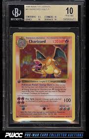1999 Pokemon 1st Edition Charizard Holo Bgs 10 Sells For