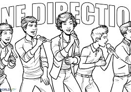 Download and print free the demogorgon coloring pages. One Direction Printable Coloring Pages Coloring Home