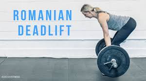 This exercise challenges the core and isolates one side of the body. Bb Romanian Deadlift Youtube