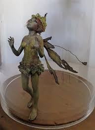 Ooak Art Doll Sculpture Fairy Captured Wood Sprite Fairy Art Dolls Fairy Art Art Dolls