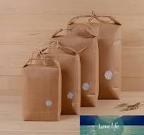 wholesale 300pcs Kraft Paper Bags for Rice, Tea, Food Storage - Wedding  Packaging, Brown, Paper Material, 2024