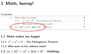 Problem With Tocloft Minitoc And Bold Math Mode Tex Latex Stack Exchange