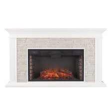 Maybe you would like to learn more about one of these? Sei 60 Inch Canyon Heights Electric Fireplace With Faux Stacked Stone Mantel