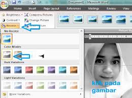 Bisa juga menerapkan efek digital. Belajar Word Cara Merubah Gambar Berwarna Menjadi Hitam Putih Lengkap