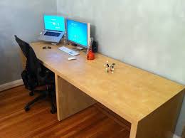 Double Expedit Desk Ikea Hack