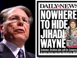 NY Daily News Front Page Takes Aim at NRA's 'Jihadi Wayne' LaPierre