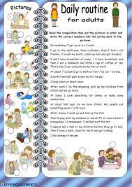 Daily Routines Online And Pdf Exercise You Can Do The Exercises Online Or Download The Worksheet As Pdf German Language Learning German Grammar Learn German