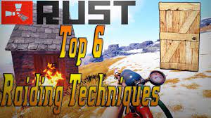 Rust Console How To Raid Wooden Doors Wood Base Top 6 Raiding Techniques 2021 Youtube