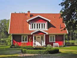 Schwedenhaus skandihaus 180, anbau mit kathedraldecke. Bohus Villa Kiruna Das Typische Schwedenhaus Schwedenhaus Bauen Okologisch Bauen Holzhaus Bauen