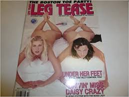 Leg Tease Busty Adult Magazine 